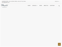 Tablet Screenshot of dardel.com